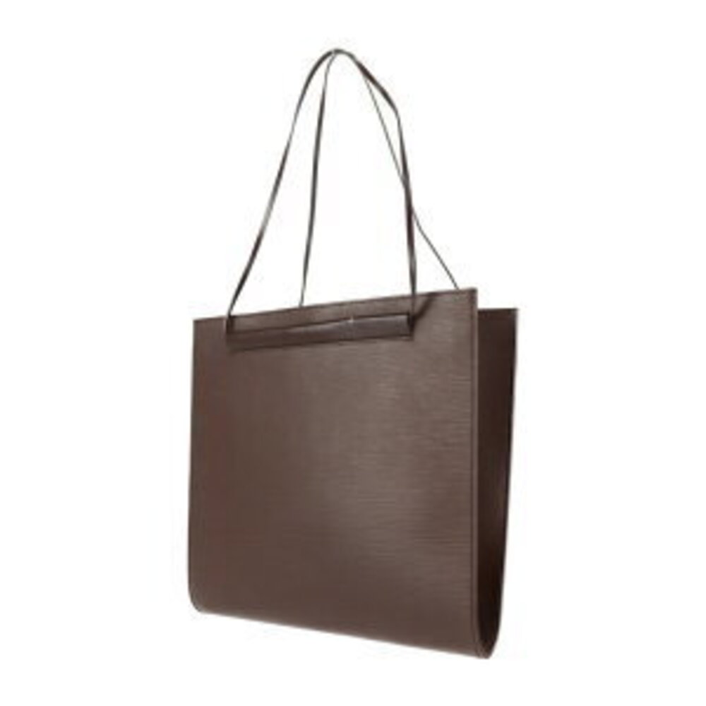 Louis Vuitton Leather Bag Mocha Tote Saint Epi Brown Tropez